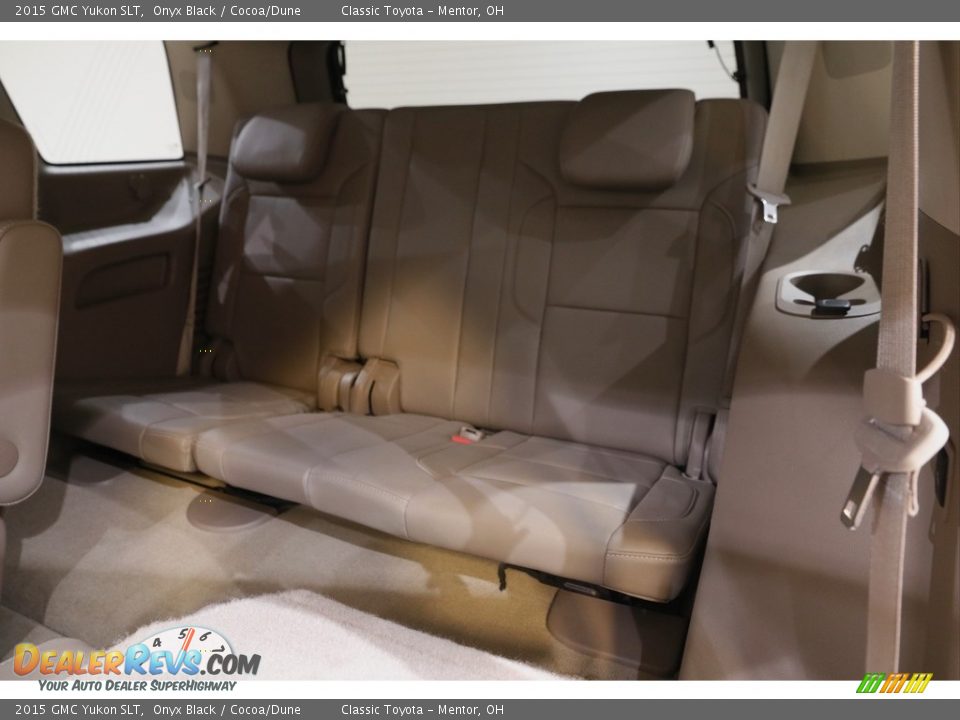2015 GMC Yukon SLT Onyx Black / Cocoa/Dune Photo #19