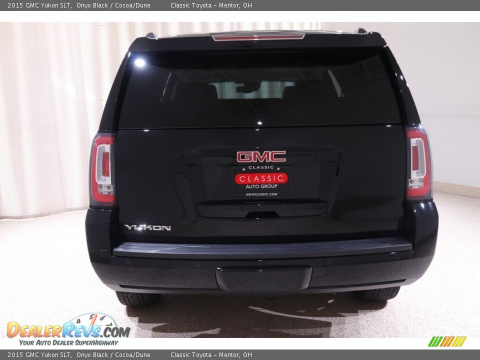 2015 GMC Yukon SLT Onyx Black / Cocoa/Dune Photo #22