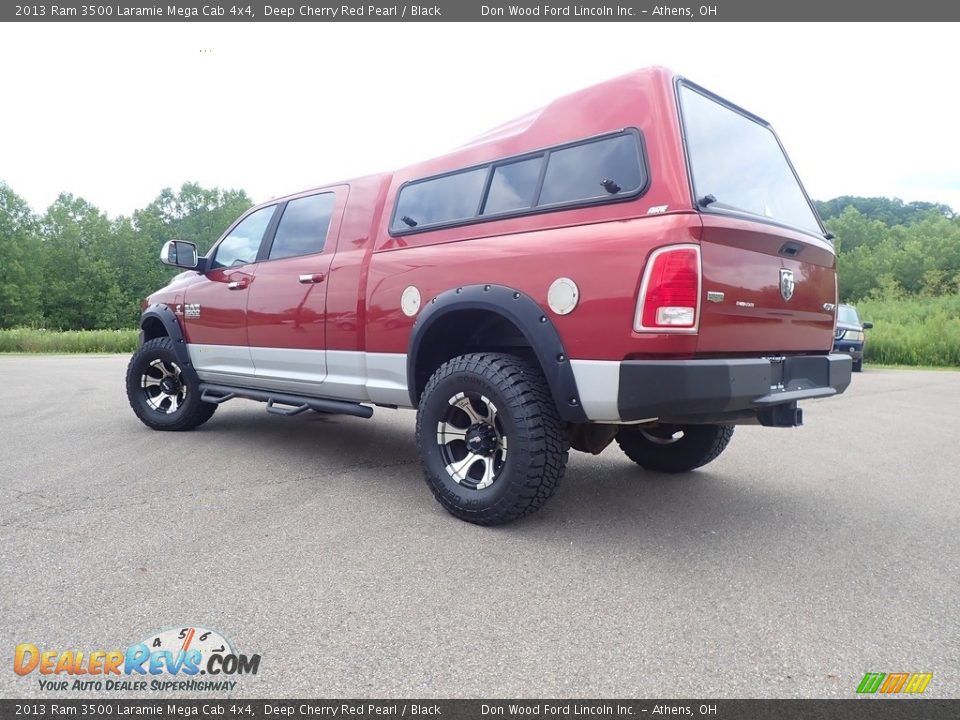 2013 Ram 3500 Laramie Mega Cab 4x4 Deep Cherry Red Pearl / Black Photo #12