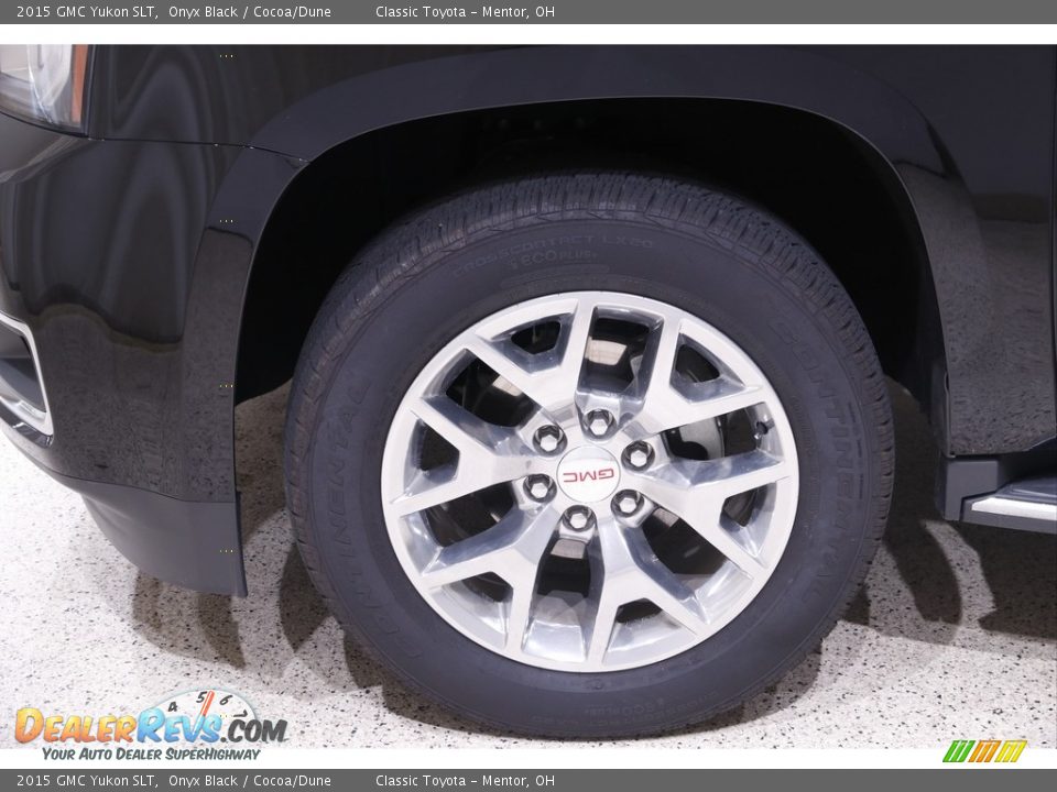 2015 GMC Yukon SLT Onyx Black / Cocoa/Dune Photo #24
