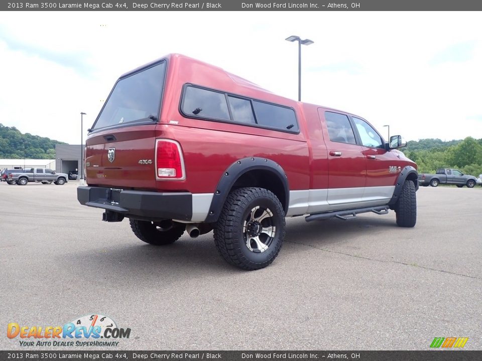 2013 Ram 3500 Laramie Mega Cab 4x4 Deep Cherry Red Pearl / Black Photo #16
