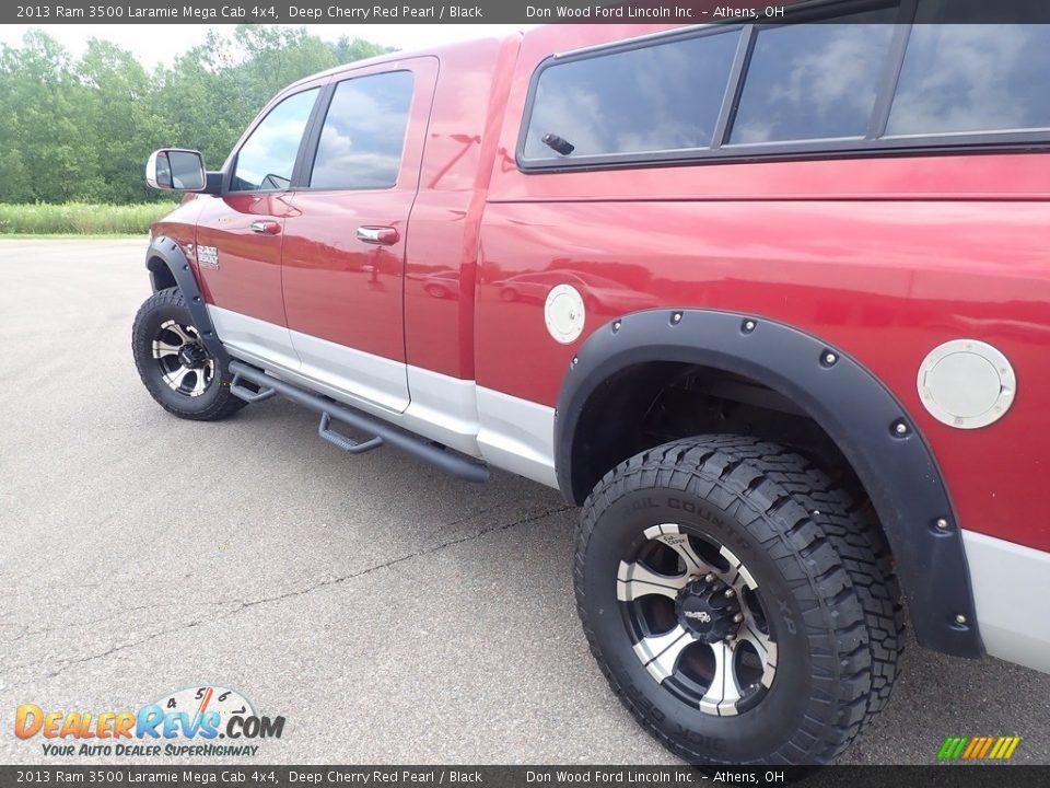 2013 Ram 3500 Laramie Mega Cab 4x4 Deep Cherry Red Pearl / Black Photo #18