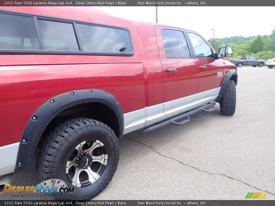2013 Ram 3500 Laramie Mega Cab 4x4 Deep Cherry Red Pearl / Black Photo #19