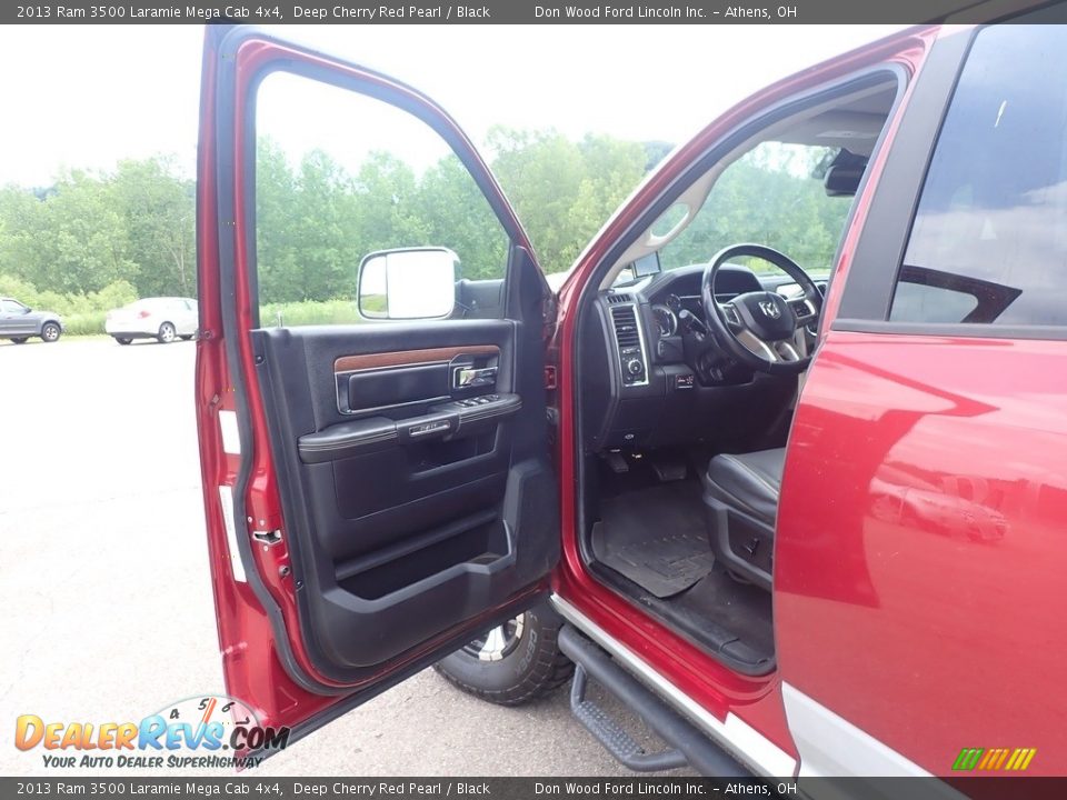 2013 Ram 3500 Laramie Mega Cab 4x4 Deep Cherry Red Pearl / Black Photo #20
