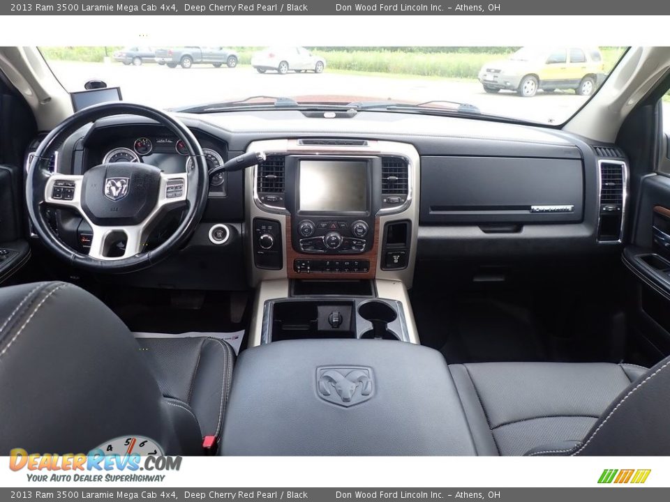 Black Interior - 2013 Ram 3500 Laramie Mega Cab 4x4 Photo #24