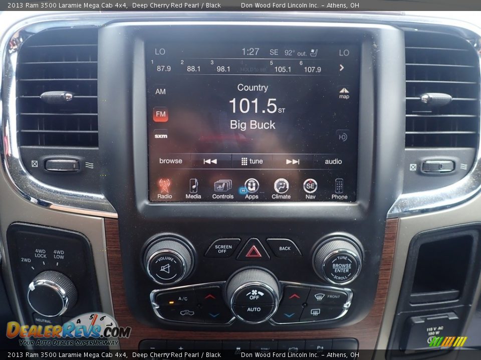 Controls of 2013 Ram 3500 Laramie Mega Cab 4x4 Photo #26