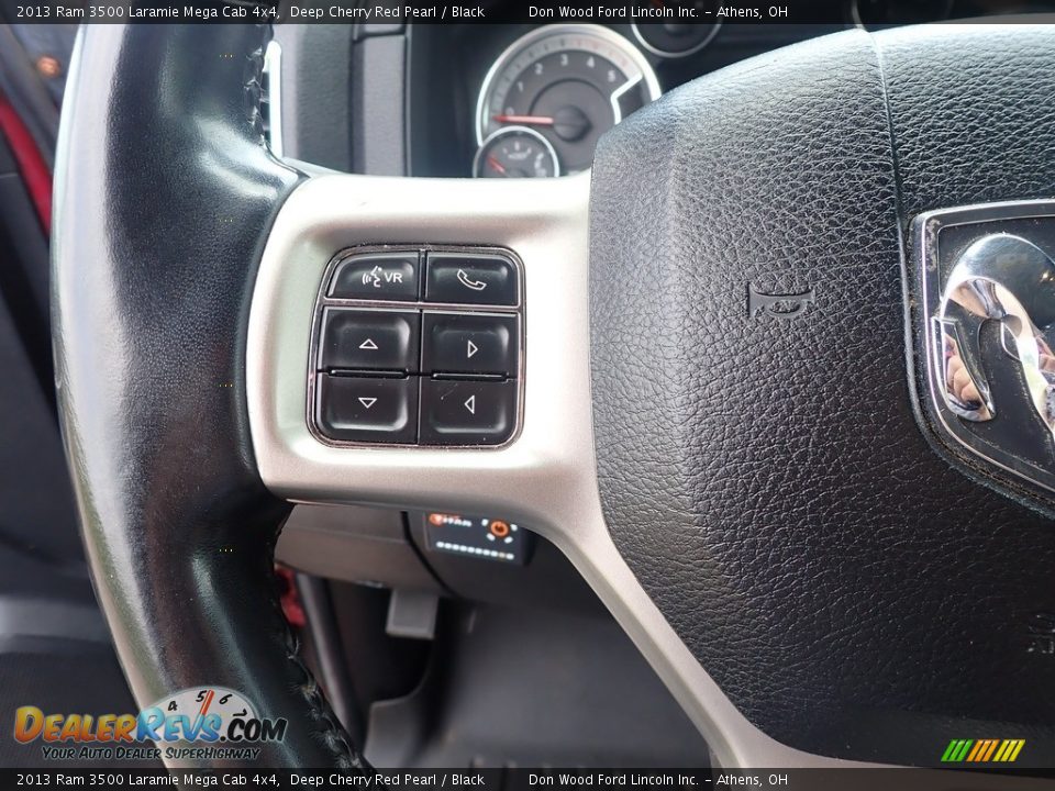 2013 Ram 3500 Laramie Mega Cab 4x4 Steering Wheel Photo #29
