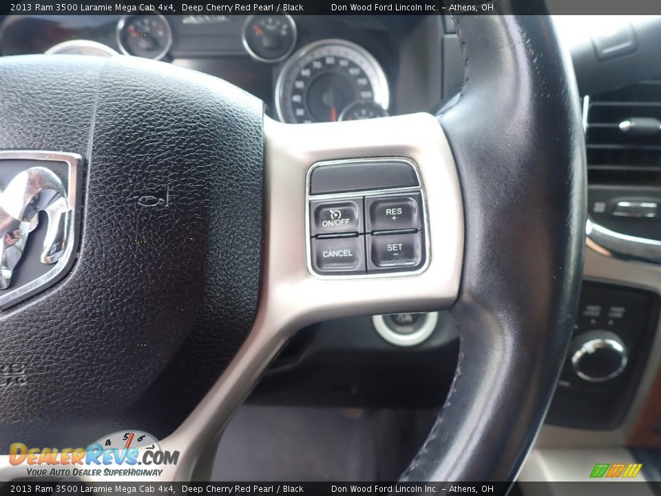2013 Ram 3500 Laramie Mega Cab 4x4 Steering Wheel Photo #30