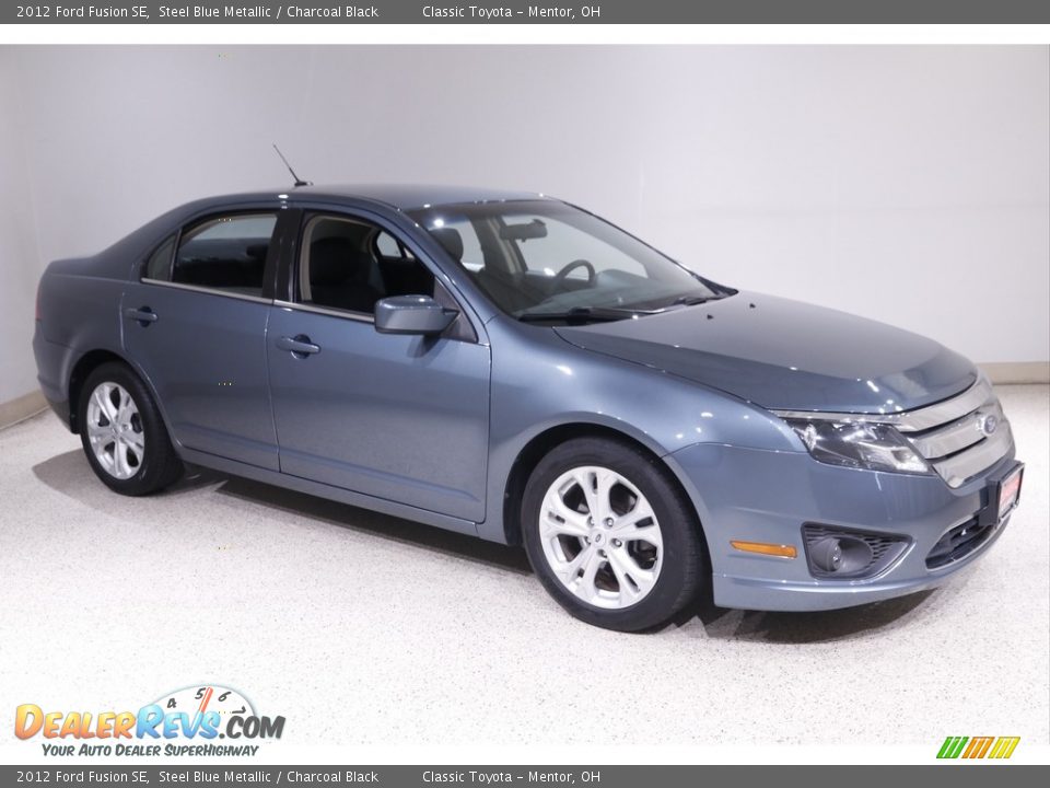 2012 Ford Fusion SE Steel Blue Metallic / Charcoal Black Photo #1