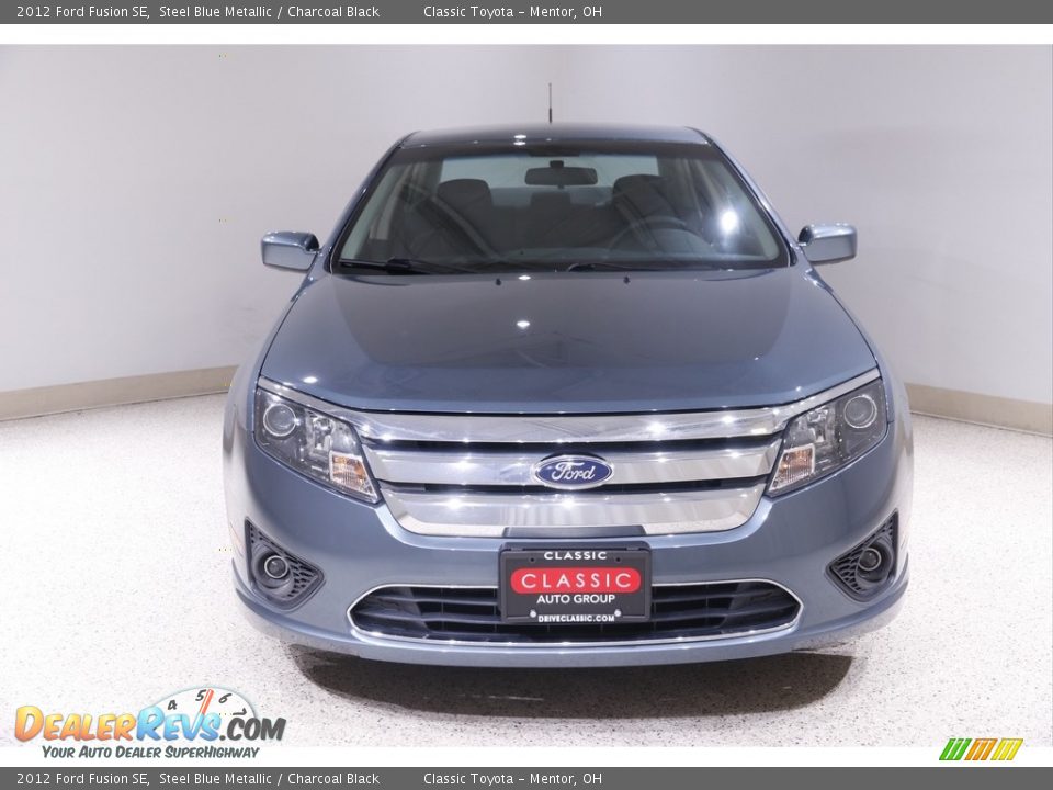 2012 Ford Fusion SE Steel Blue Metallic / Charcoal Black Photo #2