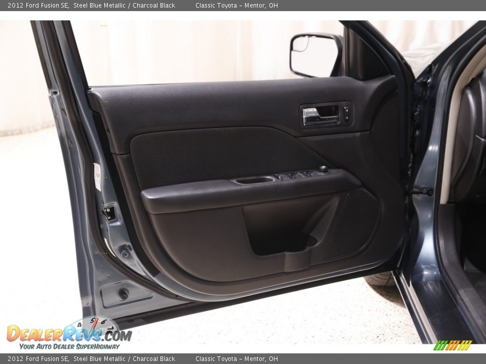 2012 Ford Fusion SE Steel Blue Metallic / Charcoal Black Photo #4