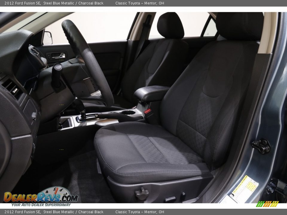 2012 Ford Fusion SE Steel Blue Metallic / Charcoal Black Photo #5