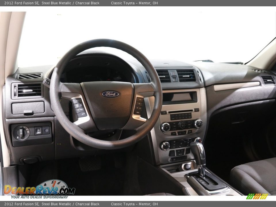 2012 Ford Fusion SE Steel Blue Metallic / Charcoal Black Photo #6