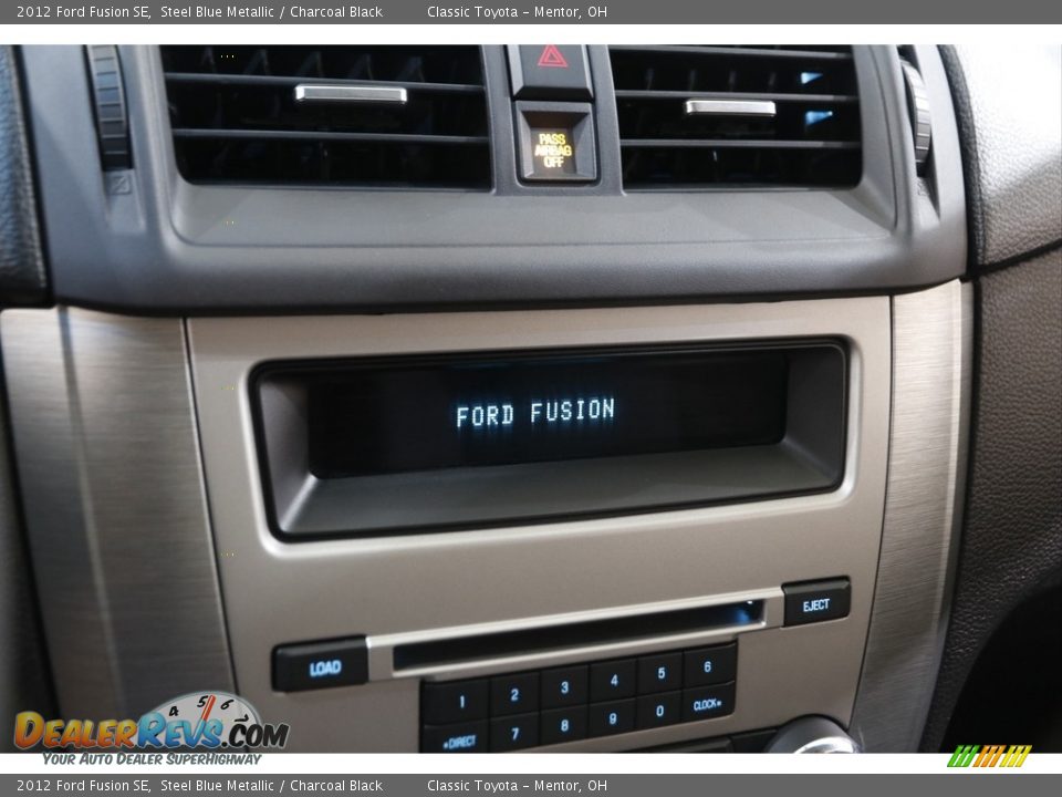 2012 Ford Fusion SE Steel Blue Metallic / Charcoal Black Photo #10