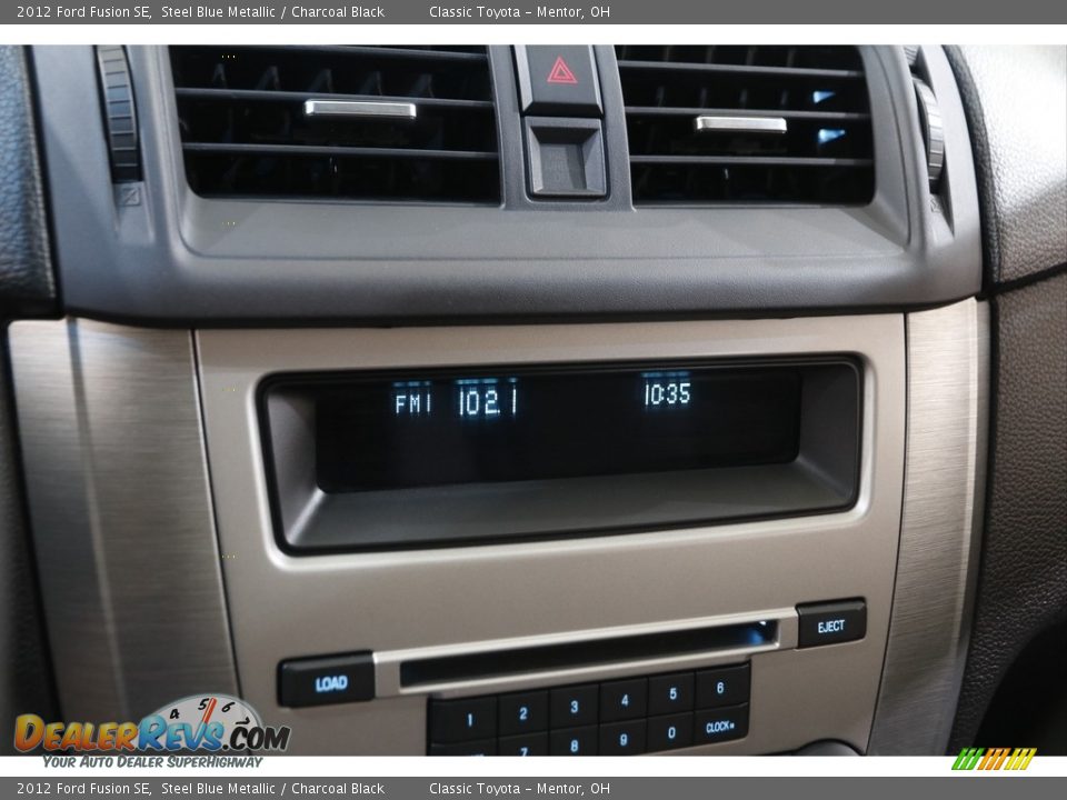 2012 Ford Fusion SE Steel Blue Metallic / Charcoal Black Photo #11