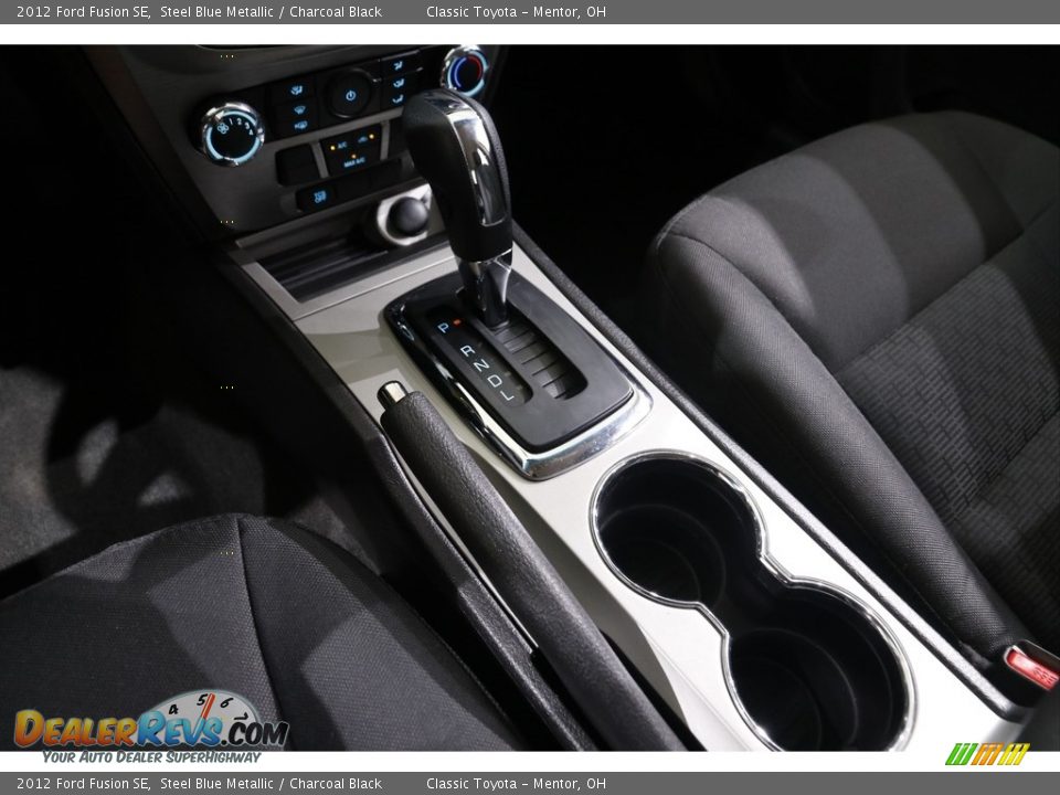 2012 Ford Fusion SE Steel Blue Metallic / Charcoal Black Photo #12