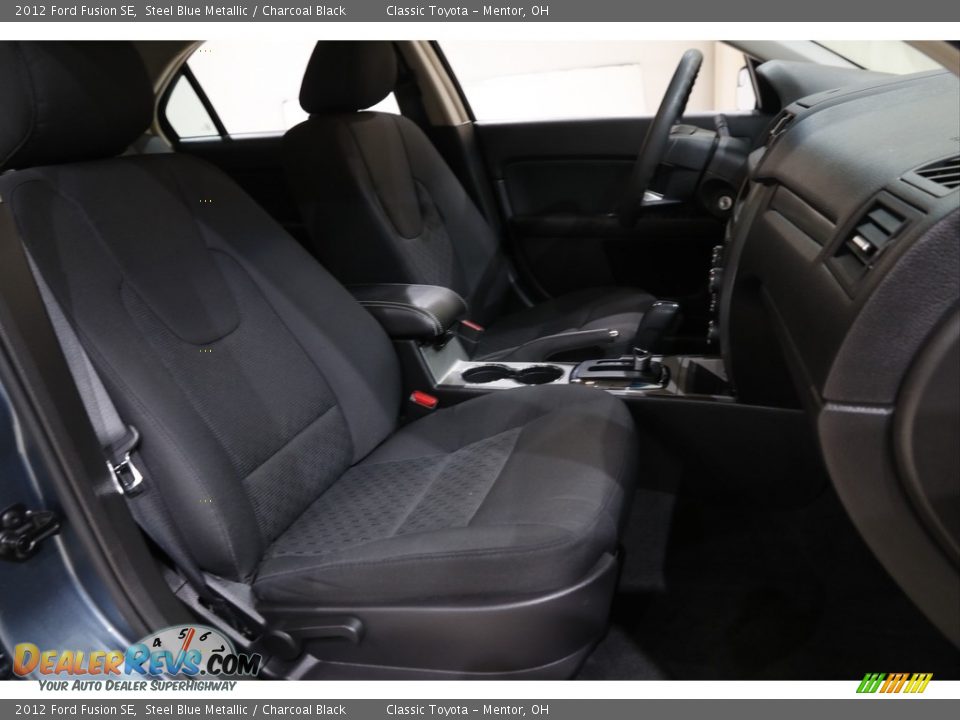 2012 Ford Fusion SE Steel Blue Metallic / Charcoal Black Photo #13