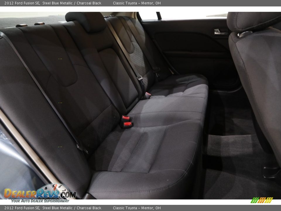 2012 Ford Fusion SE Steel Blue Metallic / Charcoal Black Photo #14