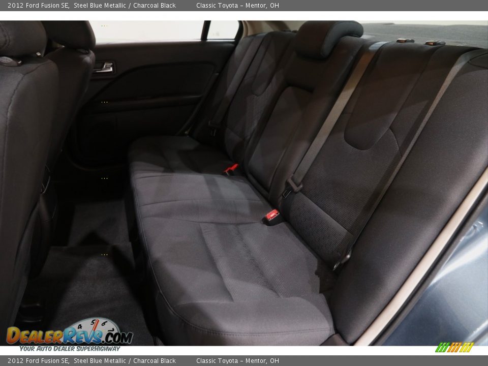 2012 Ford Fusion SE Steel Blue Metallic / Charcoal Black Photo #15