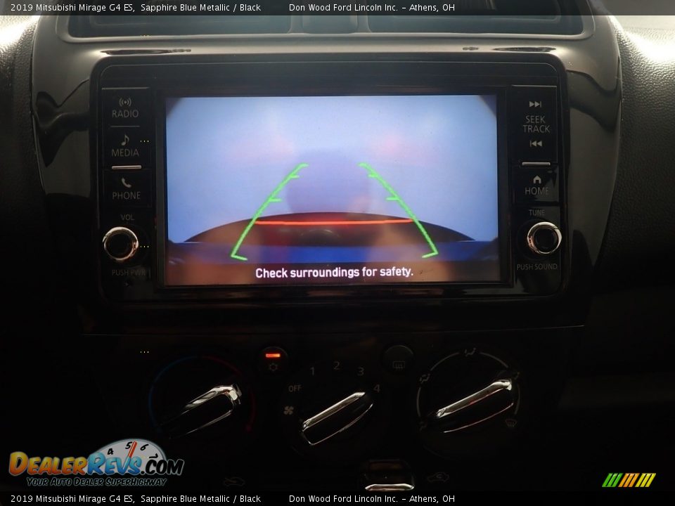 2019 Mitsubishi Mirage G4 ES Sapphire Blue Metallic / Black Photo #2