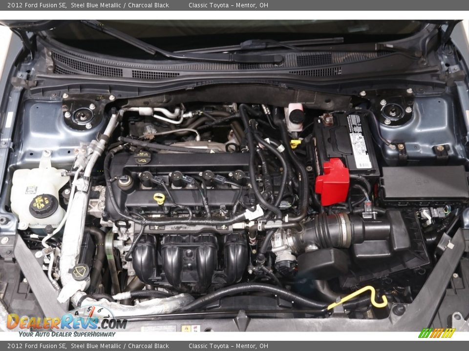 2012 Ford Fusion SE Steel Blue Metallic / Charcoal Black Photo #17