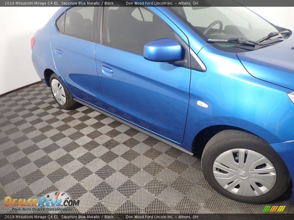 2019 Mitsubishi Mirage G4 ES Sapphire Blue Metallic / Black Photo #4