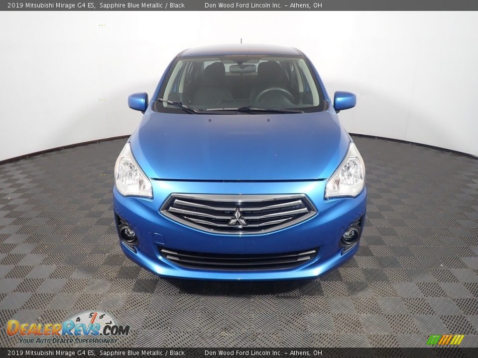 2019 Mitsubishi Mirage G4 ES Sapphire Blue Metallic / Black Photo #5