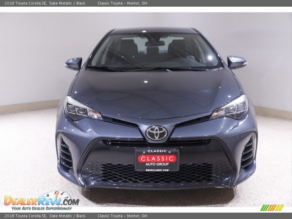 2018 Toyota Corolla SE Slate Metallic / Black Photo #2