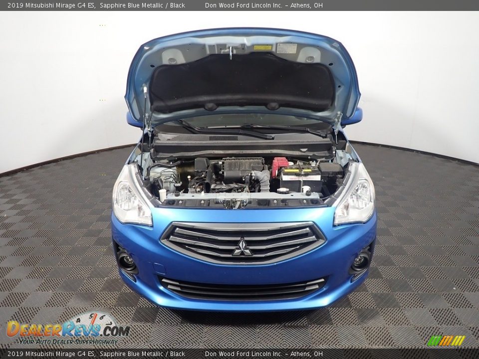 2019 Mitsubishi Mirage G4 ES Sapphire Blue Metallic / Black Photo #6