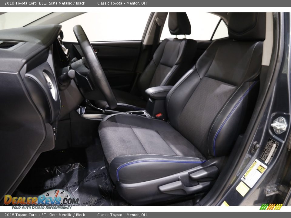 2018 Toyota Corolla SE Slate Metallic / Black Photo #5