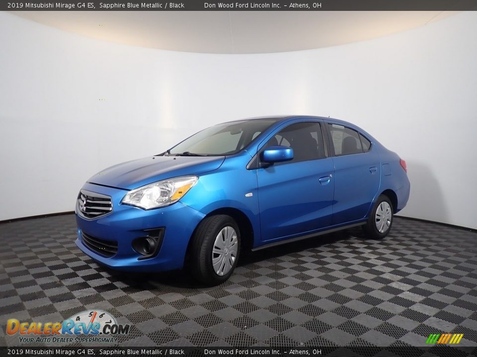 2019 Mitsubishi Mirage G4 ES Sapphire Blue Metallic / Black Photo #8