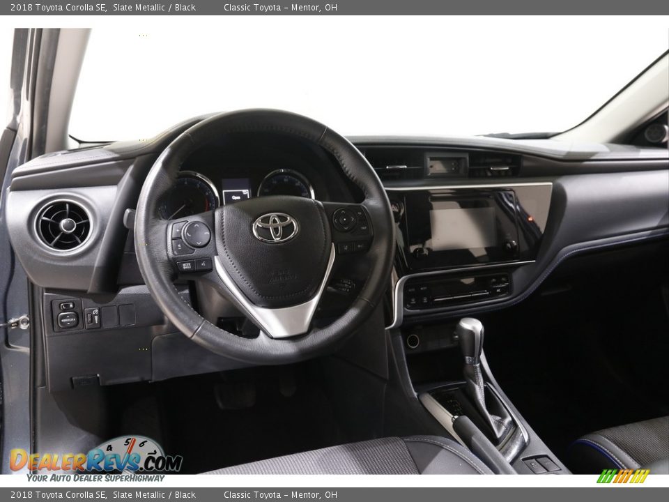 2018 Toyota Corolla SE Slate Metallic / Black Photo #6