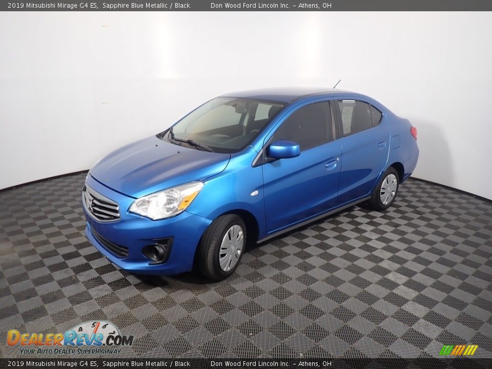 2019 Mitsubishi Mirage G4 ES Sapphire Blue Metallic / Black Photo #9