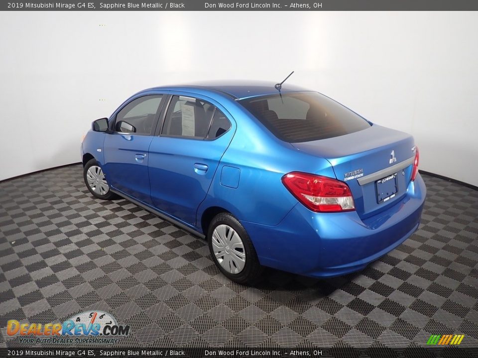 2019 Mitsubishi Mirage G4 ES Sapphire Blue Metallic / Black Photo #12