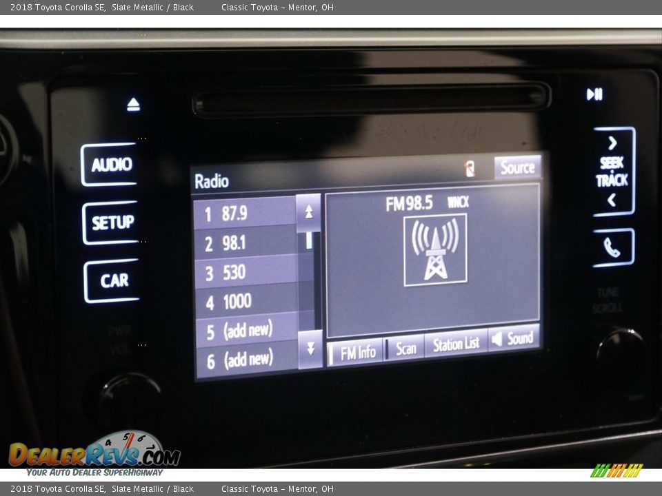 2018 Toyota Corolla SE Slate Metallic / Black Photo #10