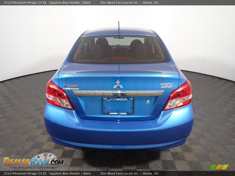 2019 Mitsubishi Mirage G4 ES Sapphire Blue Metallic / Black Photo #13