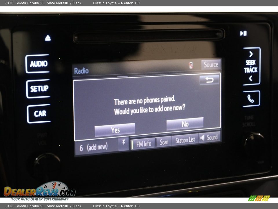 2018 Toyota Corolla SE Slate Metallic / Black Photo #11
