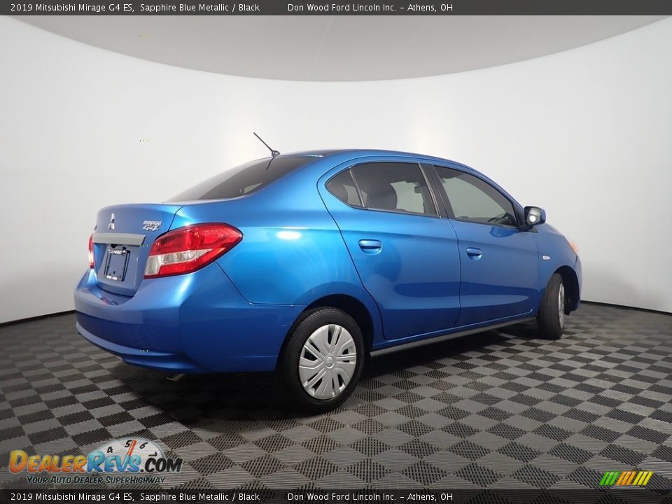 2019 Mitsubishi Mirage G4 ES Sapphire Blue Metallic / Black Photo #16
