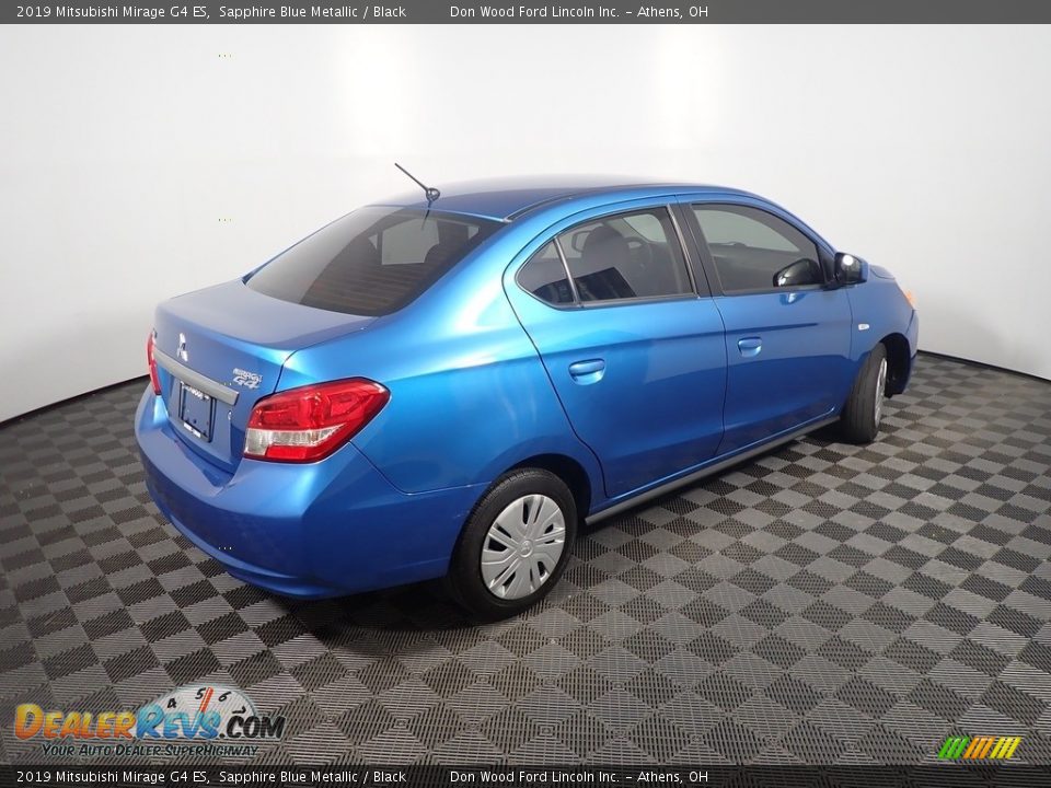 2019 Mitsubishi Mirage G4 ES Sapphire Blue Metallic / Black Photo #17