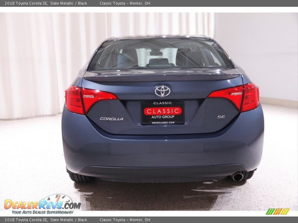 2018 Toyota Corolla SE Slate Metallic / Black Photo #16