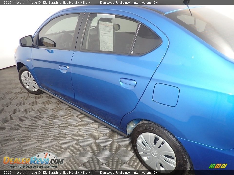 2019 Mitsubishi Mirage G4 ES Sapphire Blue Metallic / Black Photo #18