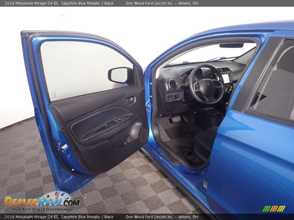 2019 Mitsubishi Mirage G4 ES Sapphire Blue Metallic / Black Photo #20
