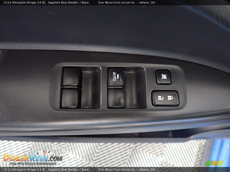 2019 Mitsubishi Mirage G4 ES Sapphire Blue Metallic / Black Photo #21