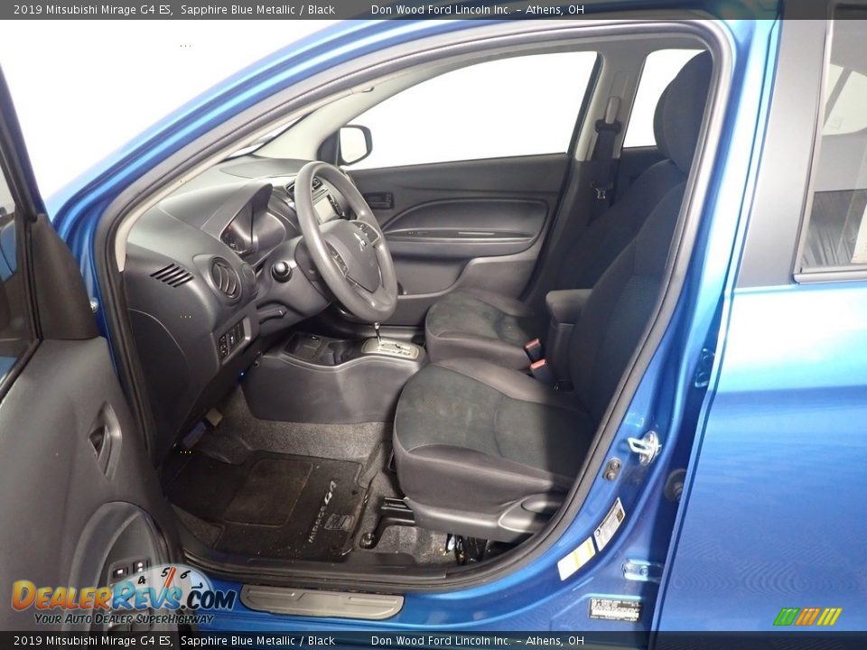 2019 Mitsubishi Mirage G4 ES Sapphire Blue Metallic / Black Photo #22