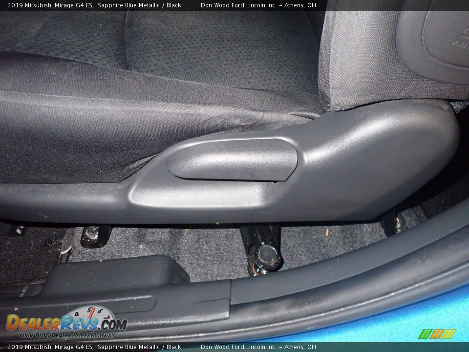2019 Mitsubishi Mirage G4 ES Sapphire Blue Metallic / Black Photo #23