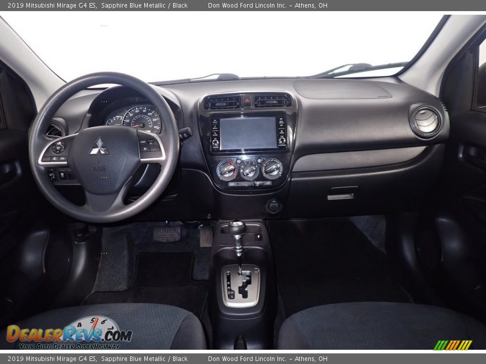 2019 Mitsubishi Mirage G4 ES Sapphire Blue Metallic / Black Photo #24