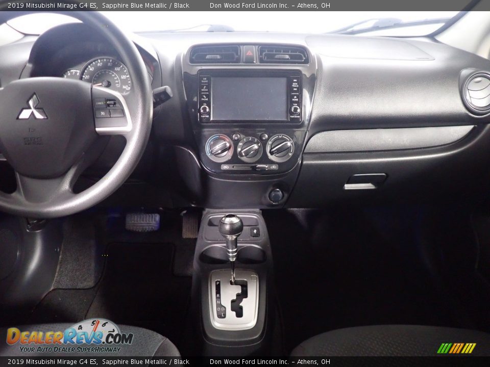 2019 Mitsubishi Mirage G4 ES Sapphire Blue Metallic / Black Photo #25