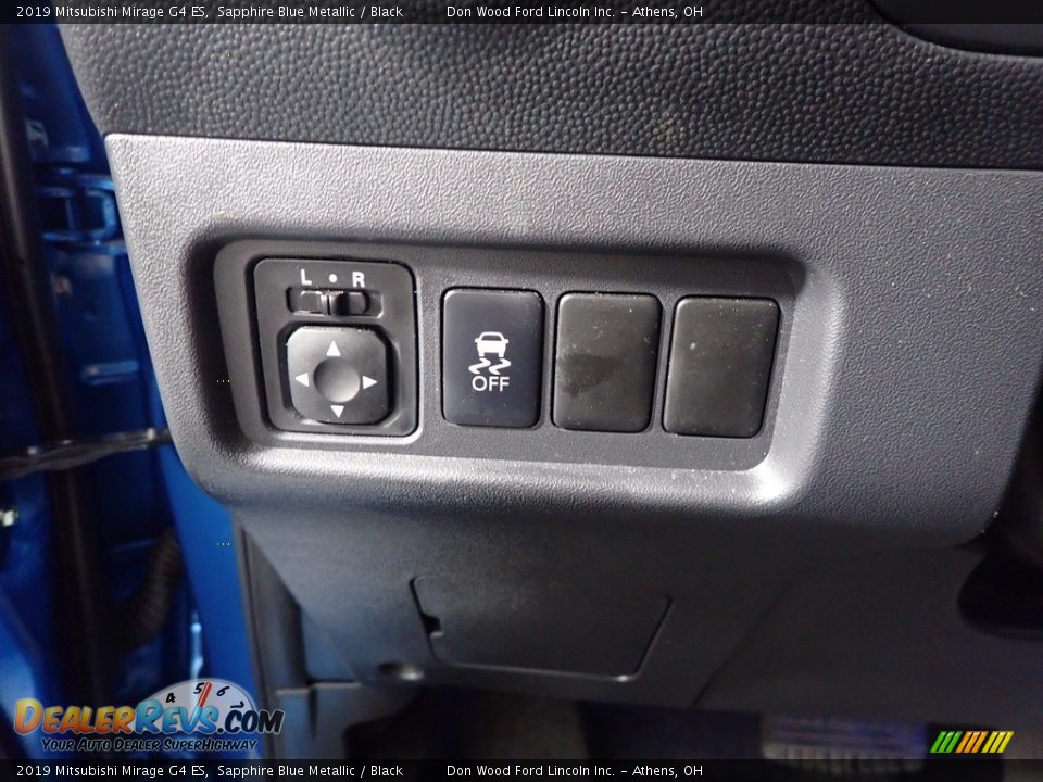 2019 Mitsubishi Mirage G4 ES Sapphire Blue Metallic / Black Photo #31