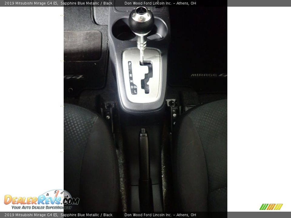 2019 Mitsubishi Mirage G4 ES Sapphire Blue Metallic / Black Photo #32