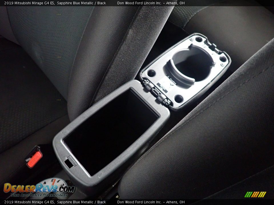 2019 Mitsubishi Mirage G4 ES Sapphire Blue Metallic / Black Photo #33